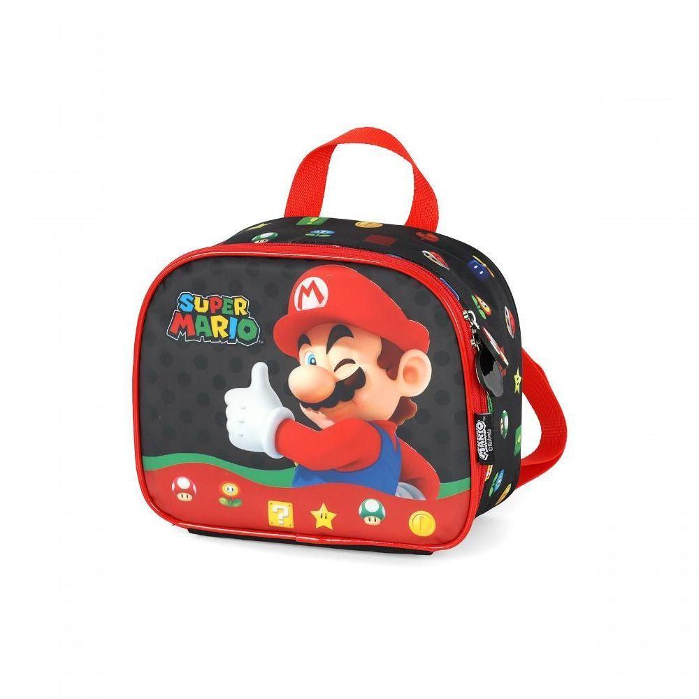 Lancheira Mario Bros Preto - Unico Preto - 3