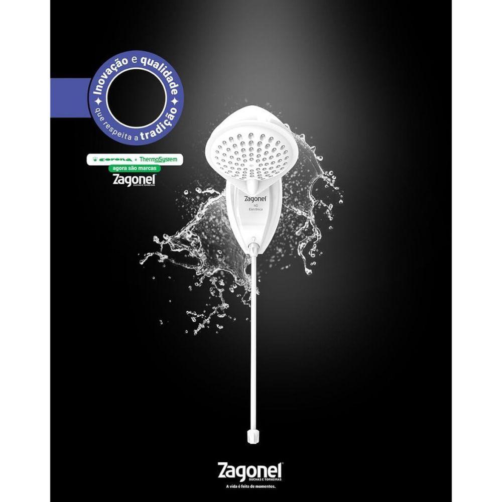 Zagonel Ducha Eletrônica Nd 5500w 127v Branco - 5