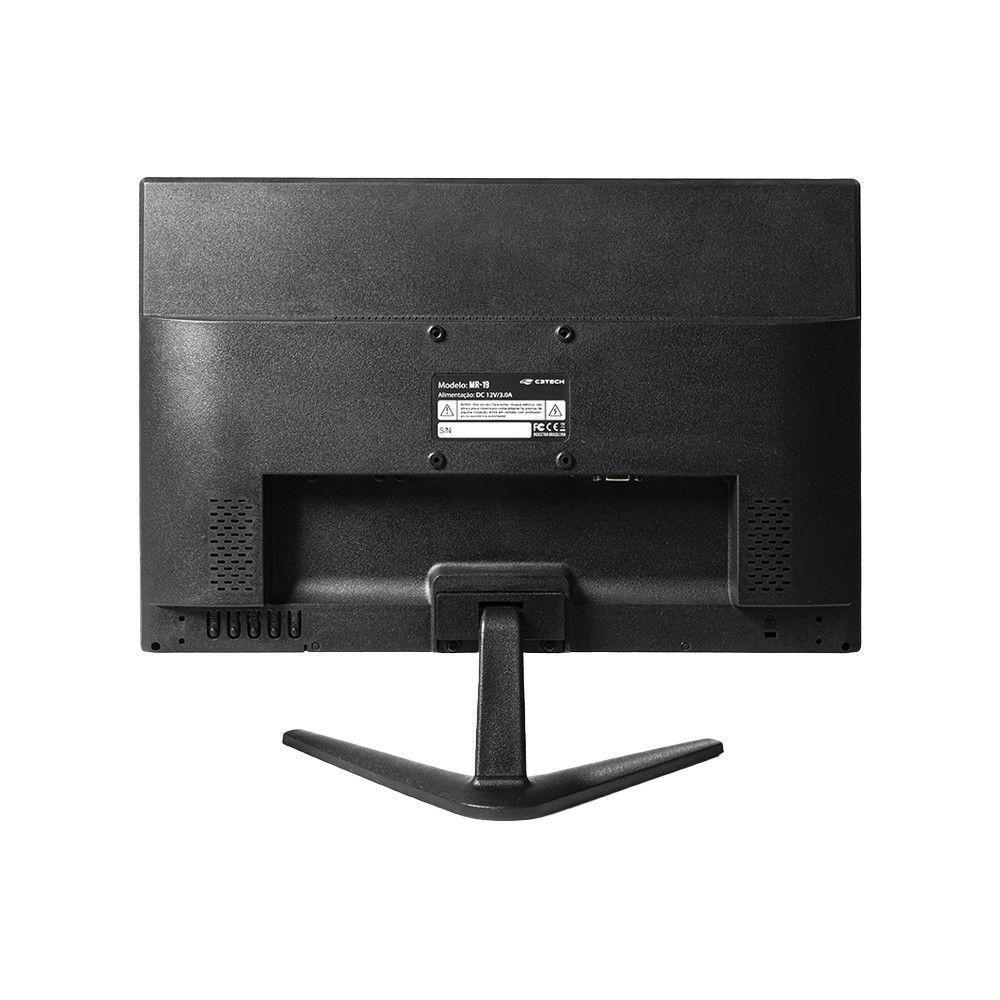 Monitor Led 19 C3tech Mr-19 60hz Hdmi-vga-vesa - Preto - 3