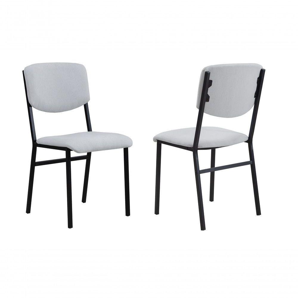 Conjunto Mesa Atenas 120cm 4 Cadeiras Confort Gol Decor Preto-preto-courino Off-preto - 2