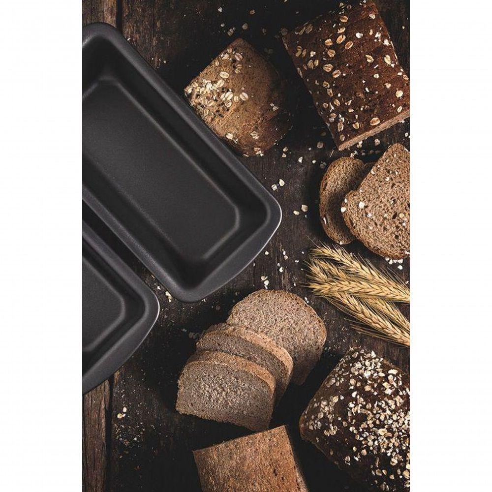 Forma Para Pão E Bolo Alumínio 22 Cm Grafite Tramontina - 2