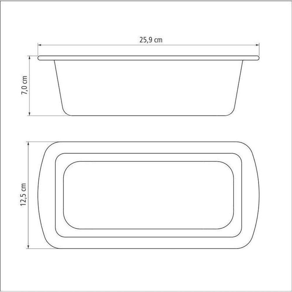Forma Para Pão E Bolo Alumínio 22 Cm Grafite Tramontina - 4