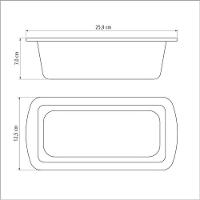 Forma Para Pão E Bolo Alumínio 22 Cm Grafite Tramontina