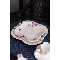 Conjunto De Pratos De Sobremesa 06 Peças Borboletas Wolff - 2