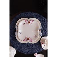 Conjunto De Pratos De Sobremesa 06 Peças Borboletas Wolff - 3