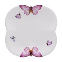 Conjunto De Pratos De Sobremesa 06 Peças Borboletas Wolff