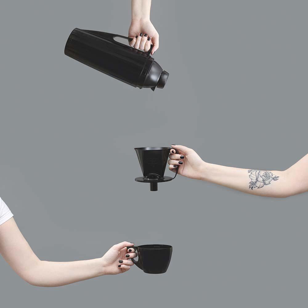 Suporte Preto Para Coador De Café 102 Mor - 4