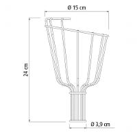 Colhedor De Frutas Médio Em Aço Sem Cabo Tramontina - 2