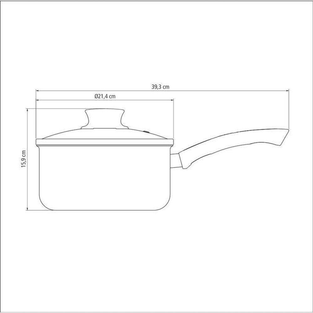 Panela Paris Vermelho 20 Cm Tramontina - 3