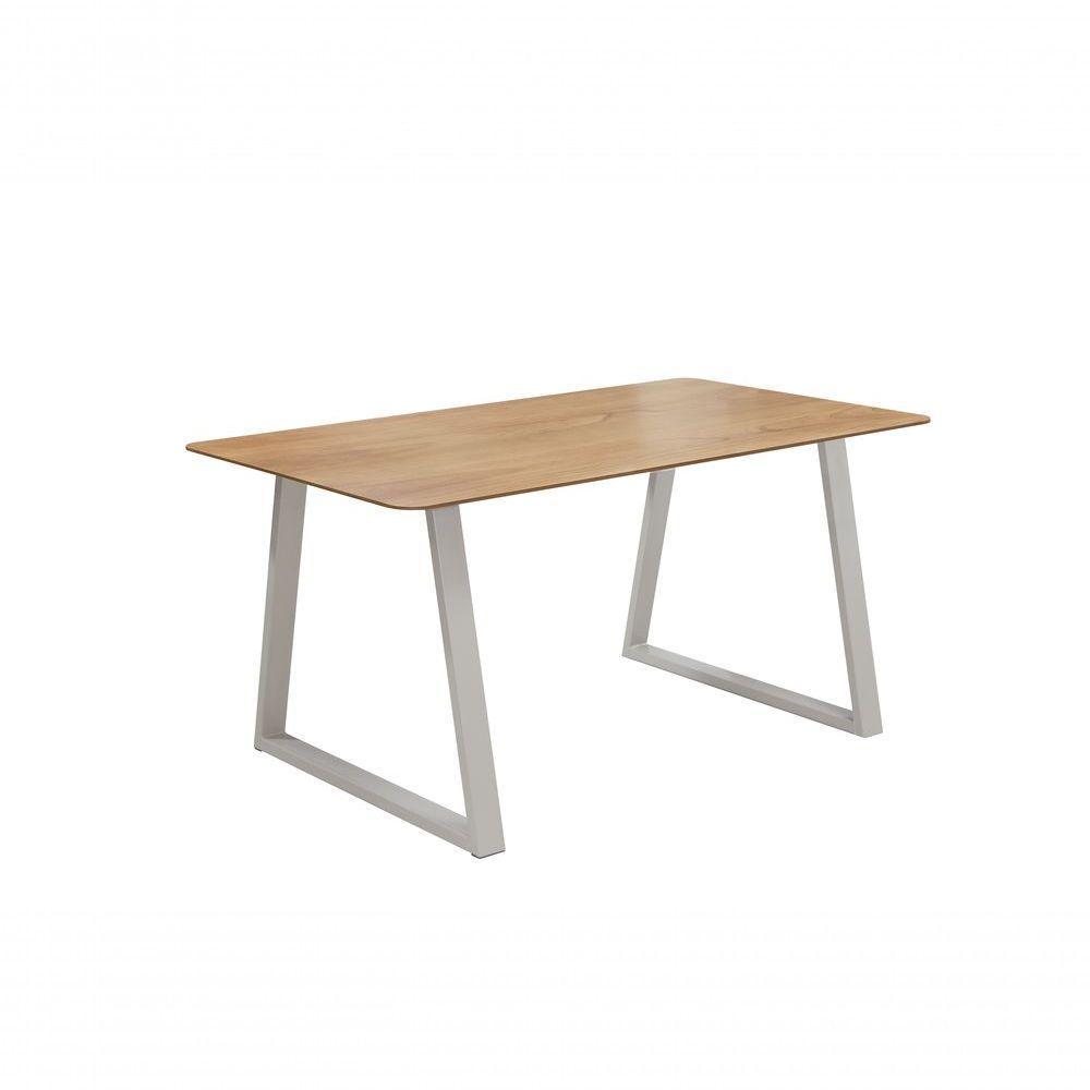 Conjunto Mesa Tóquio 160cm 6 Cadeiras Londres Gol Decor Cinamomo-champagne-marrom-champagne - 3