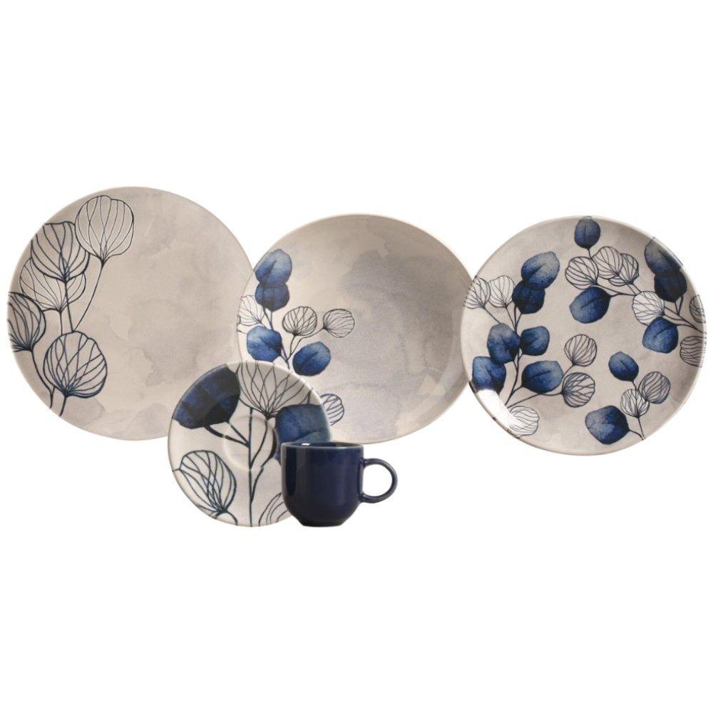 Aparelho De Jantar 30 Peças Coup New Blue Porto Brasil - 1