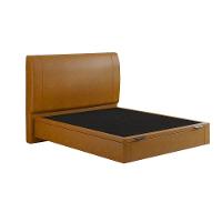 Cama Baú Flutuante Space Casal Couro Ecológico Pu - Skybox Cor Pu Caramelo - 6