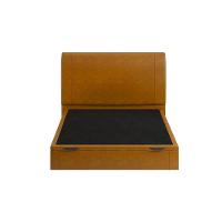 Cama Baú Flutuante Space Casal Couro Ecológico Pu - Skybox Cor Pu Caramelo - 7
