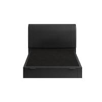 Cama Baú Flutuante Space Casal Couro Ecológico Pu - Skybox Cor Pu Preto - 7