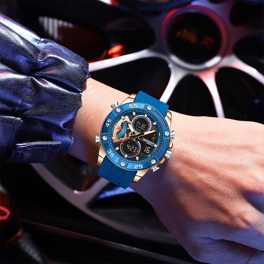 Relógios Em Design De Moda Casuais Da Marca Que São à Prova De água Rosa Azul Dourado - 2