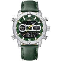 Relógio Digital Masculino Multifuncional Luminoso Esportivo à Prova Dágua Verde - 1