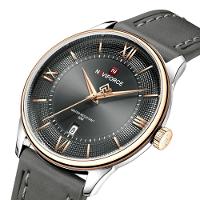 Relógio Masculino Design Simples Casual Esportivo à Prova D água Preto Dourado - 2