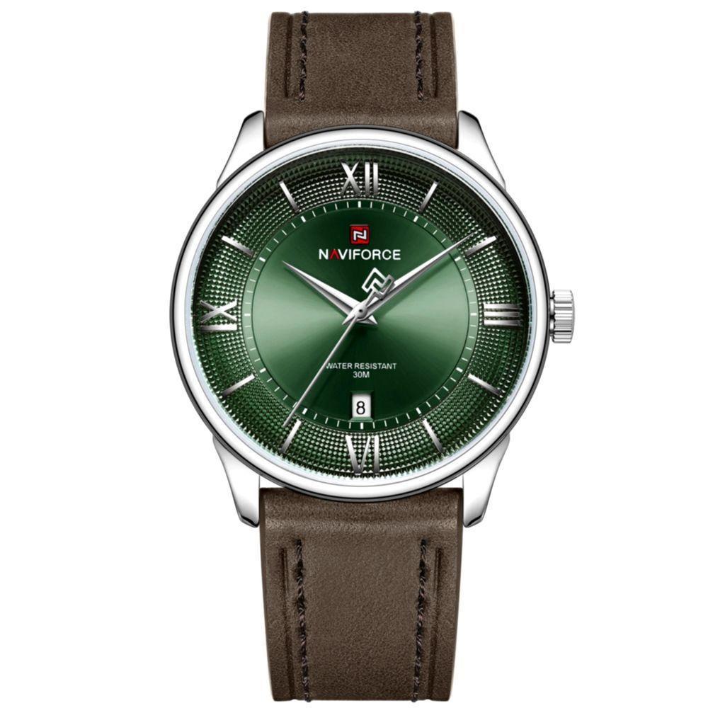 Relógio Masculino Design Simples Casual Esportivo à Prova D água Verde - 1