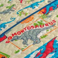 Kit Colcha + Jogo De Cama Bouti Kids Solteiro Infantil 5 Peças 100% Poliéster - Dino - 2