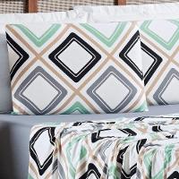 Edredom 2,60m X 2,40m + Jogo De Cama Malha Quality King 05 Peças 100% Algodão - Harmony - 5