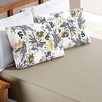 Edredom 2,60m X 2,40m + Jogo De Cama Malha Quality King 04 Peças 100% Algodão - Blossom - 5