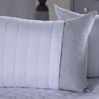 Cobre Leito Branco + Kit Peseira Matelado Copacabana Percal 300 Fios King 08 Peças 100% Poliéster - Branco - 7