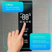 Geladeira Refrigerador HQ Frost Free Inverter Multidoor 426 Litros Inox HQ-426MDFF 220v