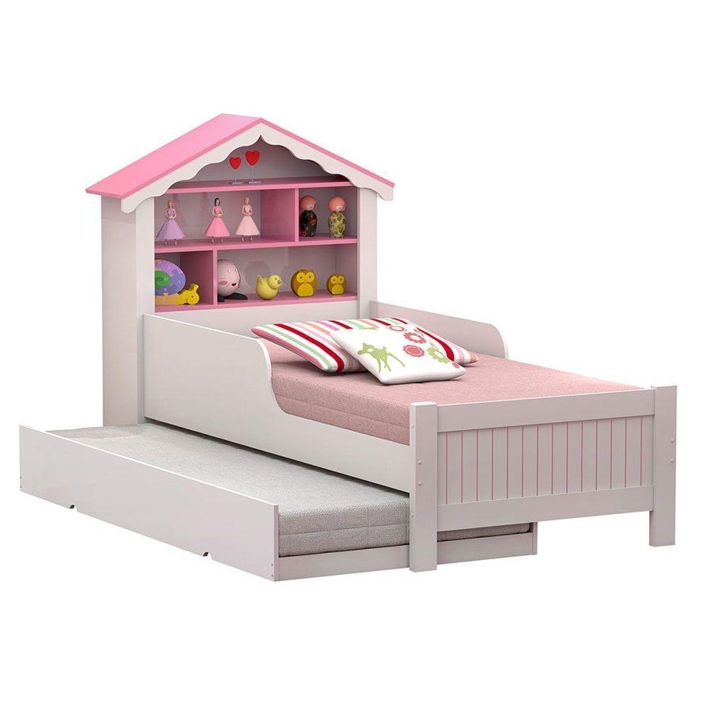 Bicama Casinha Menina Juvenil Com Colchões - 4