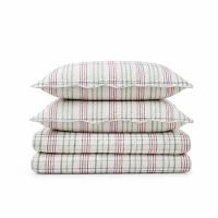 Kit Cobre Leito Colcha Magnus Casal 3 Peças Dupla Face Estampado Geométrico - Rose - 100% Poliéster - 1