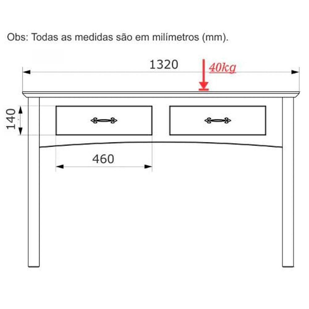 Kit Balcão Buffet 3 Portas E Aparador 100% Madeira Bellora Carvalho - 7