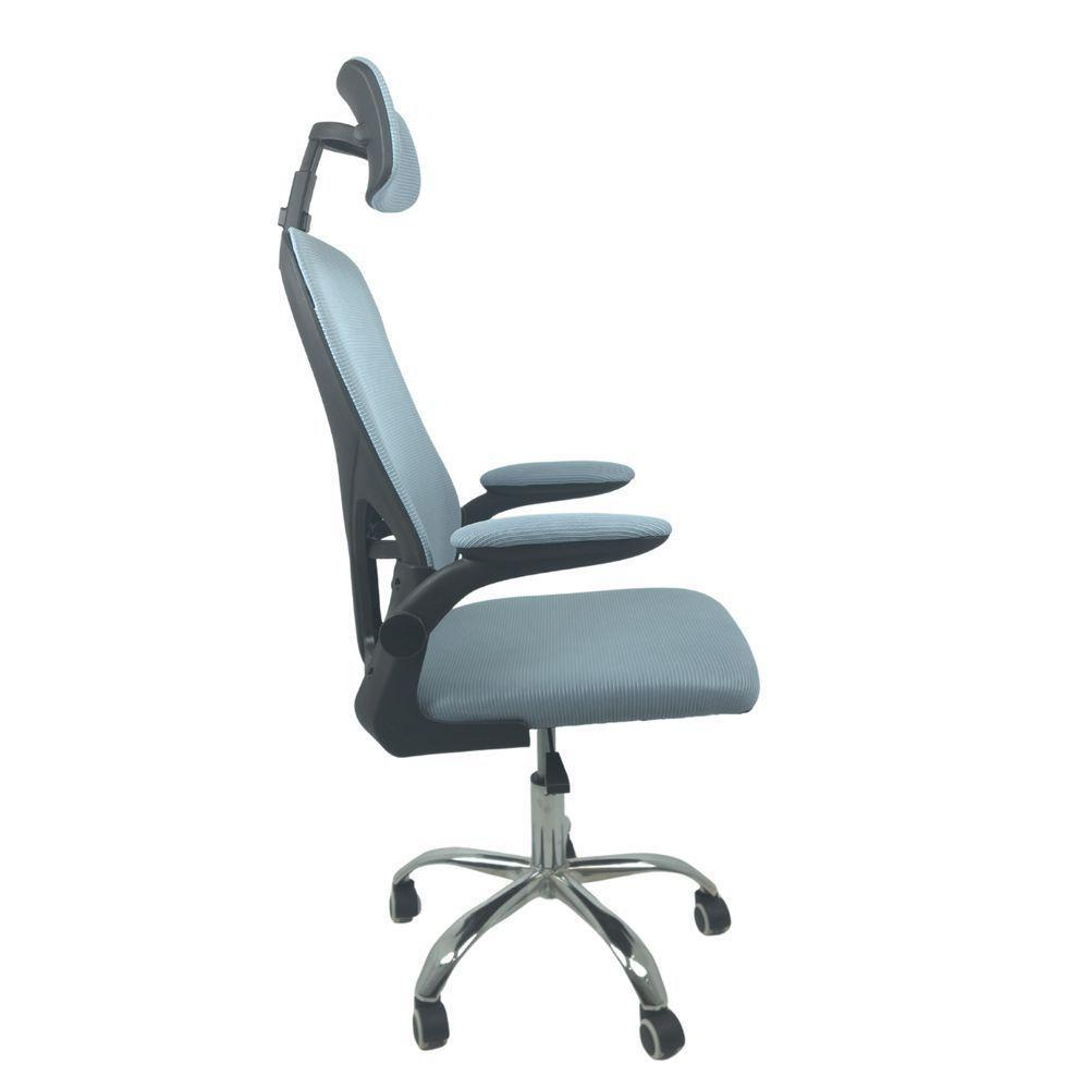 Kit Com 2 Cadeiras De Escritório Diretor Oficial Vegas Com Apoio + Ebook Azul E Preto 2 - 3