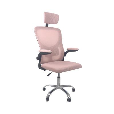 Cadeira De Escritório Diretor Oficial Vegas Com Apoio + Ebook Rosa E Preto 1