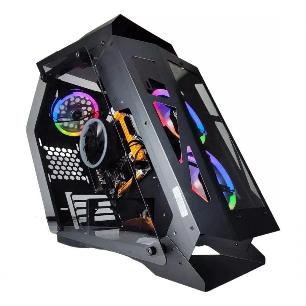 Gabinete Gamer MATX Laterais Vidro Temperado USB 3.0 Preto - 1