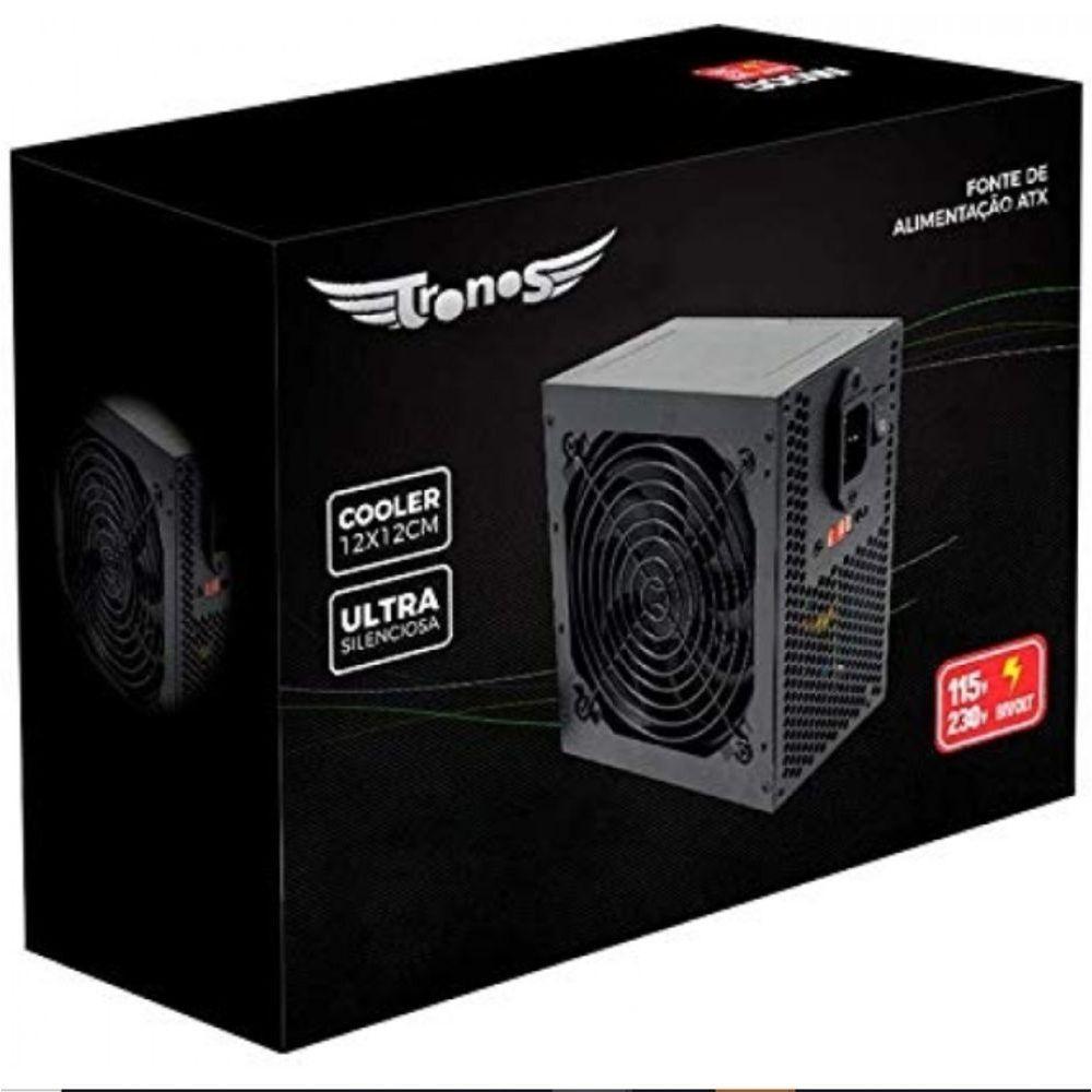 Fonte Alimentação Tronos TRS/7400-B ATX Gamer 750W 24 Pinos - 1