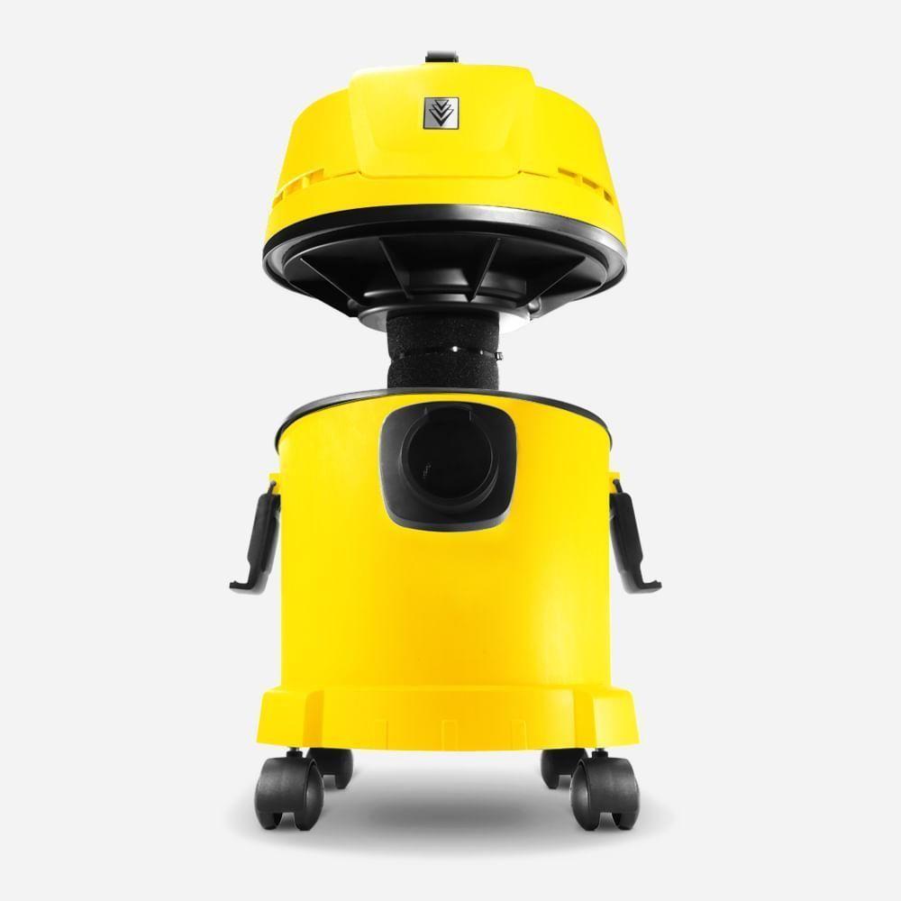 Aspirador de Pó e Líquidos WD2 Car Kärcher 1300W - Kit Completo para Carros 110V - 4