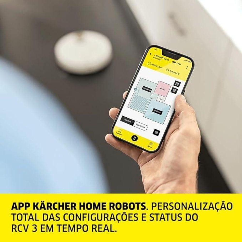 Robô Aspirador De Pó Kärcher RCV 3 - Bivolt - 6