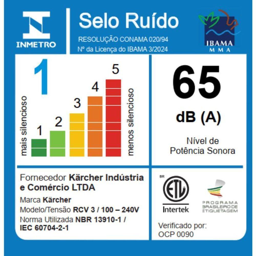 Robô Aspirador De Pó Kärcher RCV 3 - Bivolt - 7