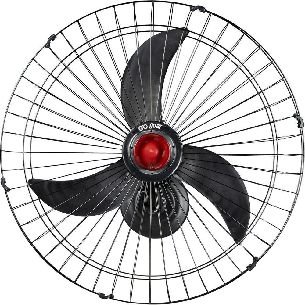 Ventilador Oscilante de Parede Goar 70 cm Preto Bivolt - 1