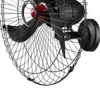 Ventilador Oscilante de Parede Goar 70 cm Preto Bivolt