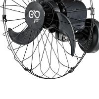 Ventilador Oscilante De Parede 60cm Goar Metal Preto 220V