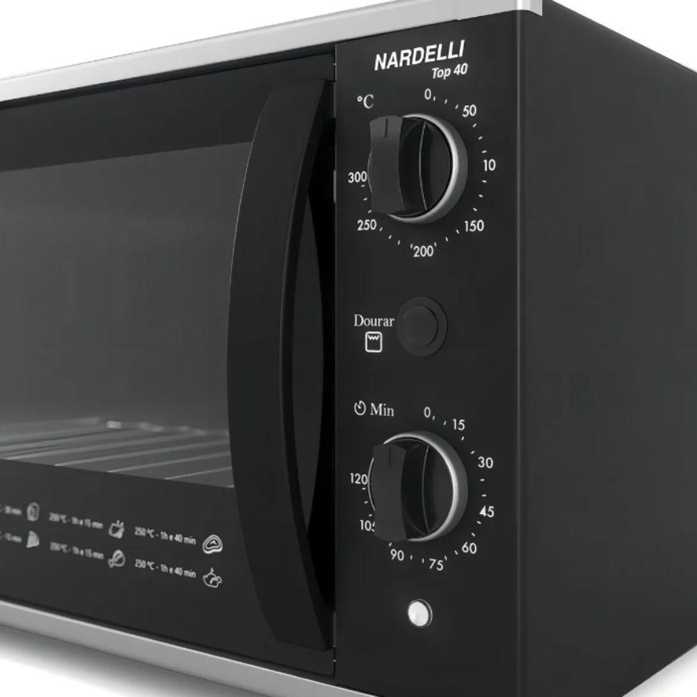 Forno Elétrico Nardelli Top 40 40L Black 220V - 2