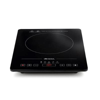 Cooktop de Indução Portátil Ariete 1997 1 Boca Vitrocerâmico Touch Screen Preto 220V