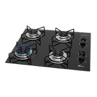 Cooktop A Gás Fischer Fit Line Com 4 Bocas Preto Bivolt 36350 - 1
