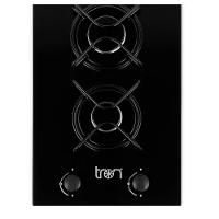 Cooktop Tron 2 Bocas Gás GLP Mesa De Vidro Preto Bivolt