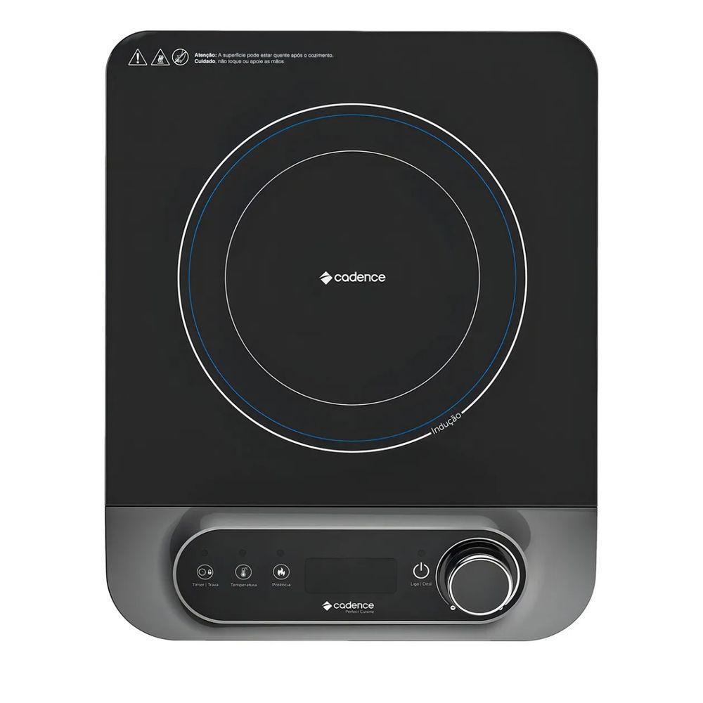 Cooktop De Indução Cadence Perfect Cuisine 1 Boca Preto Potência 1500W 110V - 3