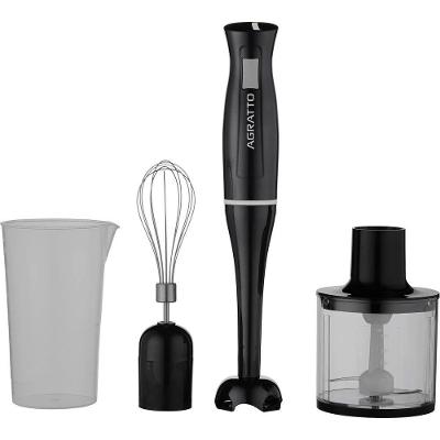 Mixer 3 em 1 Agratto Amix01-02 200W com Copo 0,7L para Cozinha 220V