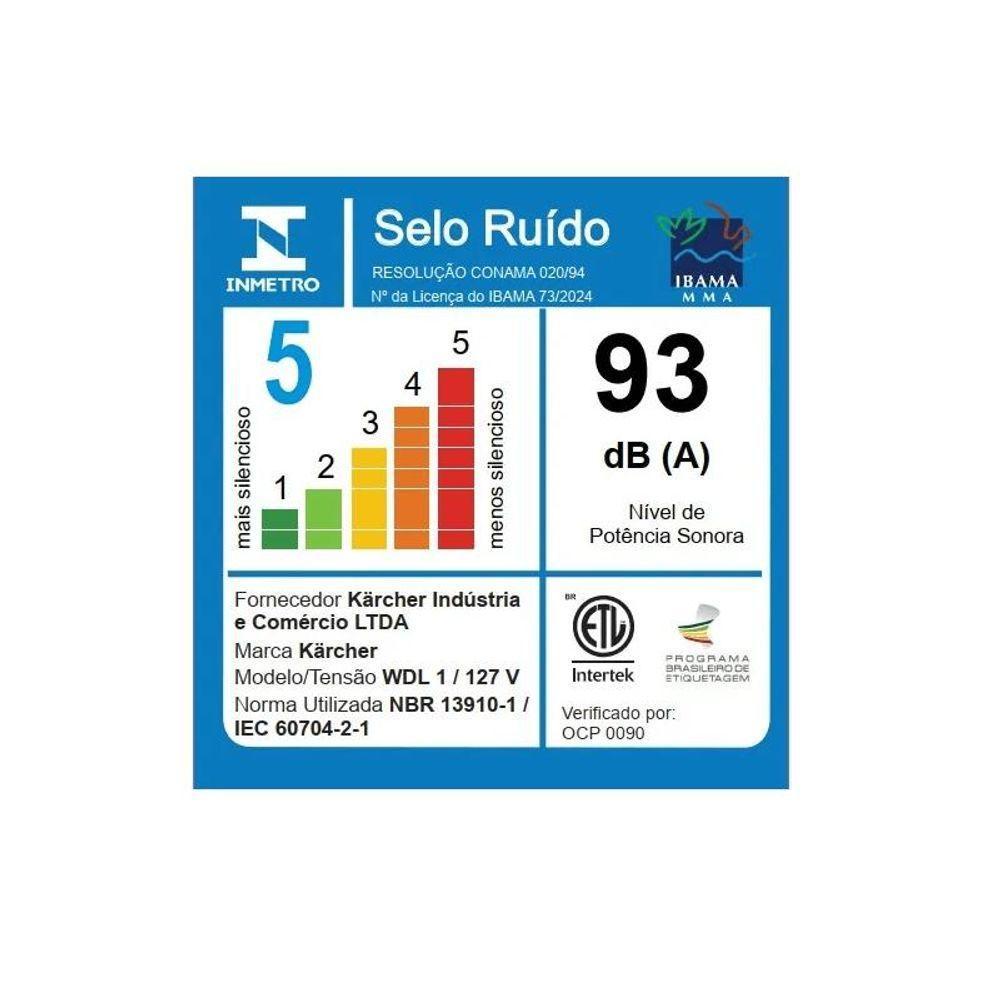 Aspirador de Pó e Água Kärcher WDL 1 - 220V - 3