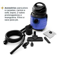 Aspirador De Pó E Água Britânia 19L Função Soprar BASE80 220V