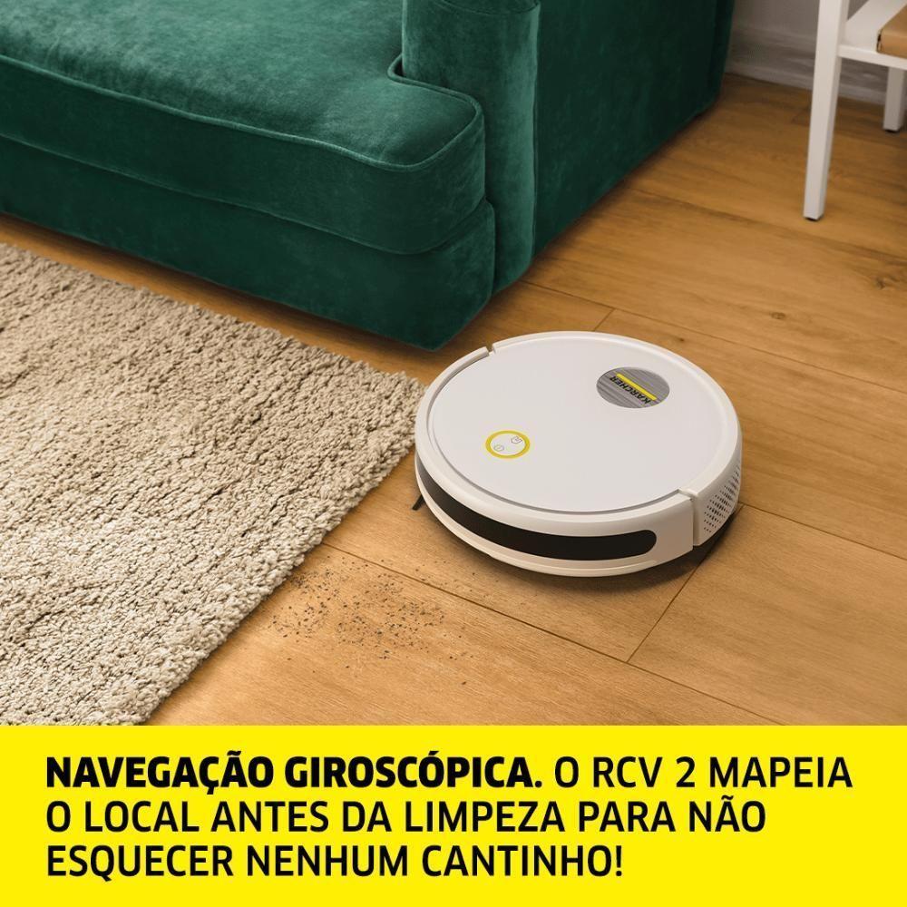 Robô Aspirador De Pó Kärcher RCV 2 Com Navegação E Controle Remoto – Bivolt - 3