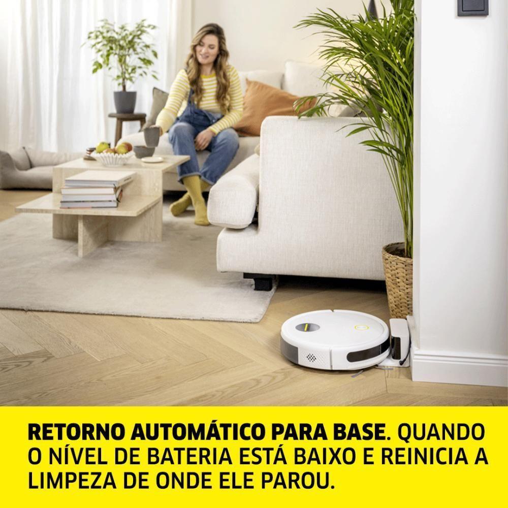 Robô Aspirador De Pó Kärcher RCV 2 Com Navegação E Controle Remoto – Bivolt - 8